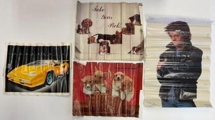 1980s Vintage Posters: Lamborghini Countach, Michael J. Fox, Puppies, Buzza-Cardoza