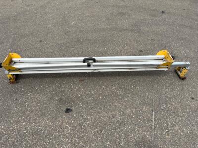 DEWALT DWX723 Heavy Duty Miter Saw Stand, 500 lb Capacity, Supports 16 Ft Material