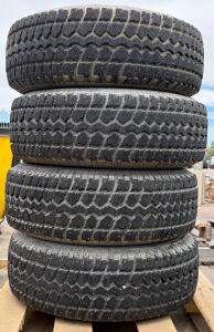 Mastercraft Courser MSR Snow Tires 265/75R16 On 8-Lug 16" Wheels - Set Of 4 Studdable