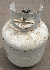 40 lb Steel Portable Propane Tank, 47.1 lb WC, 17.9 lb TW, Recertified 09/26