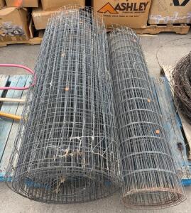 5 FT Welded Wire Mesh Fence Rolls, 14 Gauge Galvanized Steel