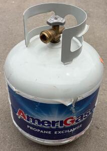 AmeriGas 20-lb Propane Cylinder With OPD Valve, Metal Guard, Steel Tank, Grand Hall Valve