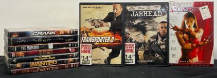 (10) Classic DVD Movies Including Jarhead, Crank, Transporter 2, And More
