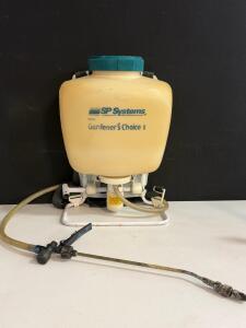 SP Systems Gardener&rsquo;s Choice 1 Backpack Sprayer, 4-Gallon Capacity, 70 PSI, Metal Wand