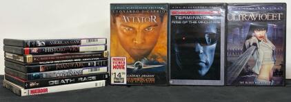 DVD Movies: 11 Titles, Multi-Genre, Includes Terminator 3, Death Race, And More