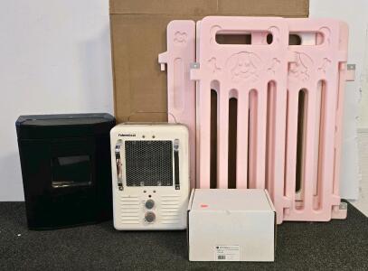 TFCFL Pink & White Dog Playpen With Door Snap-In