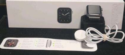 Apple Watch Series 2 42mm Space Gray Aluminum Case, Ceramic Back, Milanese Loop Band, with Charger & Box