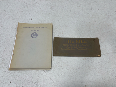 The Nile From Alexandria to Aswan Illustrated Guide-Map, Lehnert & Landrock, c.1930s, Fold-out Map