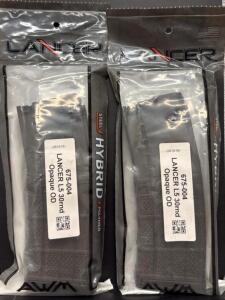 (2) Lancer L5AWM 30-Round Magazines, Opaque Olive Drab, 5.56mm/.223, New in Factory Packaging
