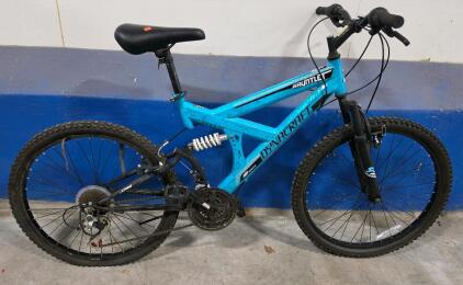 (Teal) 24" Dynacraft Gauntlet 18 Speed Bike