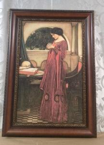 (1) Wall Art Print "The Crystal Ball" By John William Waterhouse
