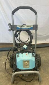 Powerstroke 1900 PSI 1.2 GPM Electric Pressure Washer with Detergent Tank and Wheels(not tested)
