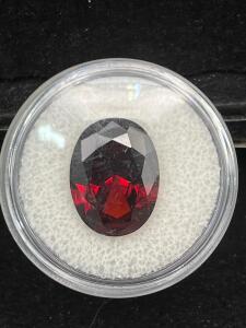 10.35ct. Pigeon Blood Red Ruby VVS Faceted Diamond Cut Gemstone