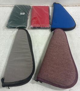 (5) Univeral Soft Pistol bags, Subcompact and Duty sized.