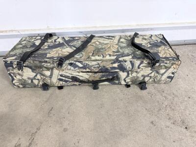 Camo Soft Rifle/Shotgun Case, 48", Dual Handles, Compression Straps, Fits Scoped Firearm