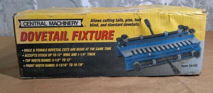 (1) Central Machinery 12-inch Dovetail Fixture, Item-34102
