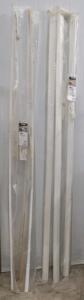 (3) Pieces Of Crown Moulding, 96" x 1.75" & (3) Pieces Of Scribe Moulding, 96" x 0.75"