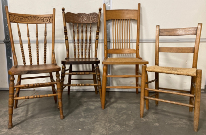 (4) Vintage Chairs