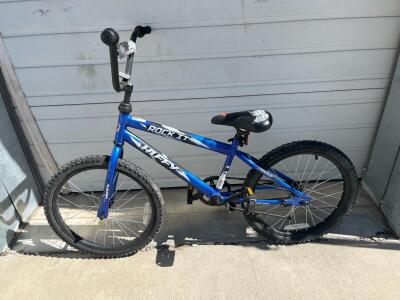 Huffy Rock It 20" Kids BMX Bike, Single-Speed, Steel Frame, Blue, Serial 60005604041