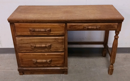 Elegant Vintage Wood Desk