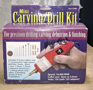 (1) Mini Rotary Carving / Drill Kit