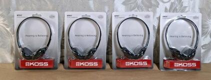 (4) KOSS KPH7 Wired Earphones