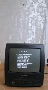 (1) Sylvania 13-Inch TV/VCR Combo, Model 6313CE A
