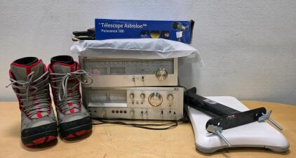 JVC Stereo Integrated Amplifier & FM/AM Tuner, Model JA-S22/FX-350, 40W/Channel, Vintage Silver And More