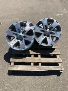 Ford F-150 18" OEM Alloy Wheels Set 6x135mm Machined Charcoal, 2015-2020, Set of 4, Damaged