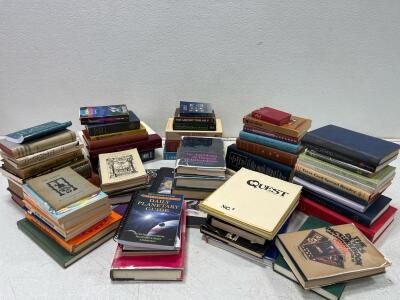 Large Lot of 70 Occult, Tarot, and Astrology Books &ndash; Vintage & Modern Authors, Mixed Bindings