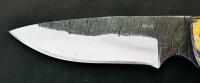 Custom Fixed Blade Knife With Multi-Color G10 Handle And Leather Sheath - 3