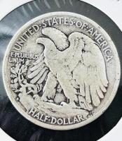 1944 Walking Liberty Silver Half Dollar, 90% Silver, Weinman Design, .3617 Troy Oz ASW - 3
