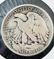 1942-S Walking Liberty Half Dollar, 90% Silver, Circulated, San Francisco Mint - 3