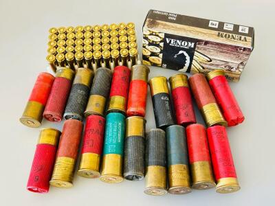 Venom 9mm Luger FMJ 50ct & Mixed 12 Gauge Shotgun Shells (19) - Assorted Brands