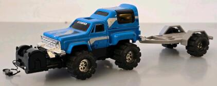 Vintage Schaper Stomper 4x4 Chevrolet Pickup with Trailer, Circa 1980&ndash;1982, 1:53 Scale