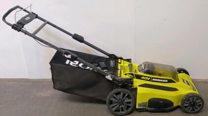 Ryobi 40V Brushless 20" Cordless Electric Lawn Mower w/ 6Ah Battery & Charger
