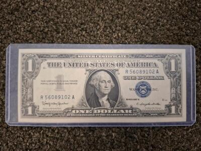 U.S. $1 Silver Certificate (Series 1957 B) &ndash; Collectible Currency Note