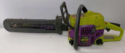 Poulan Wild Thing P4018BWM Gas Chainsaw, 40cc, 18&rdquo; Bar, 2-Stroke Engine, Pull Start