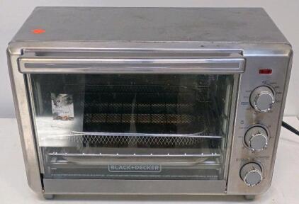 BLACK+DECKER Countertop Convection Toaster Oven, 1500W, Stainless Steel