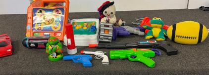 Vintage & Modern Mixed Toys: Nerf Blasters, Disney, Kool Skates Radio, Plush, 1980s&ndash;2000s