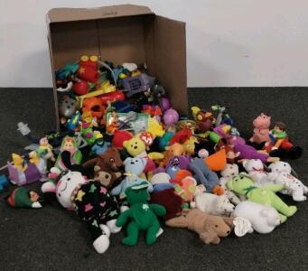 Vintage Fast Food Toys & Beanie Baby Plush Toys &ndash; Ty, McDonald's, 1997&ndash;2003, 40+ Pieces, Mixed Tags