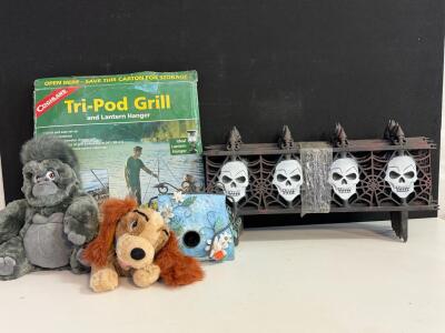 Coghlan&rsquo;s Tri-Pod Grill And Lantern Hanger, Halloween Decor, Stuffed Animals, And Home Decor