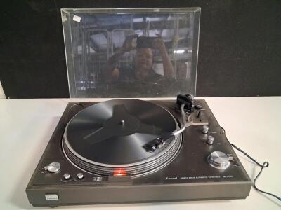 Sansui SR-5090 Direct-Drive Automatic Turntable, Aluminum Platter, Dust Cover, 33/45 RPM