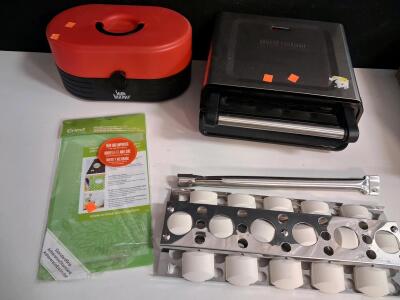 George Foreman Electric Indoor Grill With Non-Stick Plates And Drip Tray, Cricut Adhesive Cutting Mat, And More