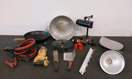 Black+Decker Cordless Drill, DeWalt Reciprocating Saw, Kitchenware, Lighting, and More