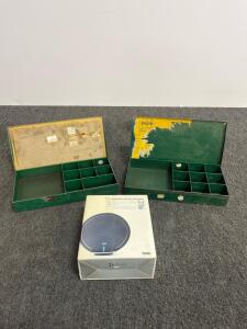 TERK Pi-B Powered AM/FM Antenna, Boxed 2002, Plus 2 Vintage Hudson Parts Boxes