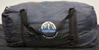 Adventuridge 6-Person Tunnel Tent, 18.9 ft x 7.9 ft x 6.2 ft, Blue, Includes Poles and Carry Bag