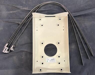 (6) Axis Communications 23XD Pole Mount Plates, P/N 21764, Compatible with 23xD Outdoor Housing (Location C)