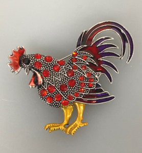 Rooster Pin