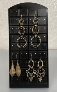 (3) pairs of Silver Earrings